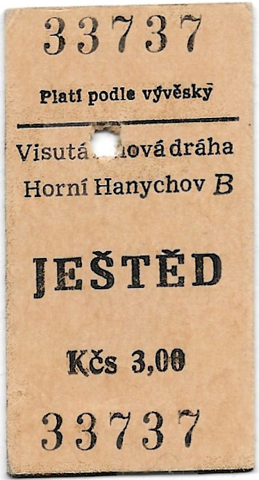 Horní Hanychov - Ještěd