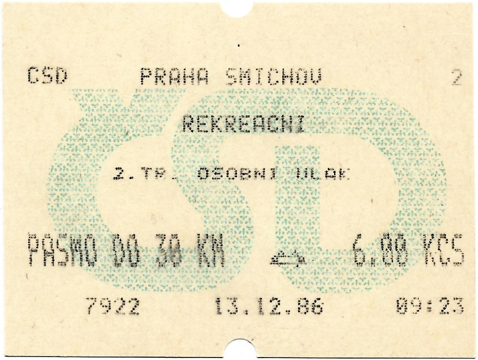 Praha-Smíchov - 30 km